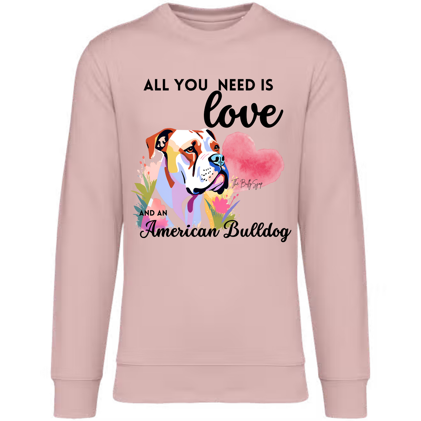 All You Need Is Love And An American Bulldog Sweater