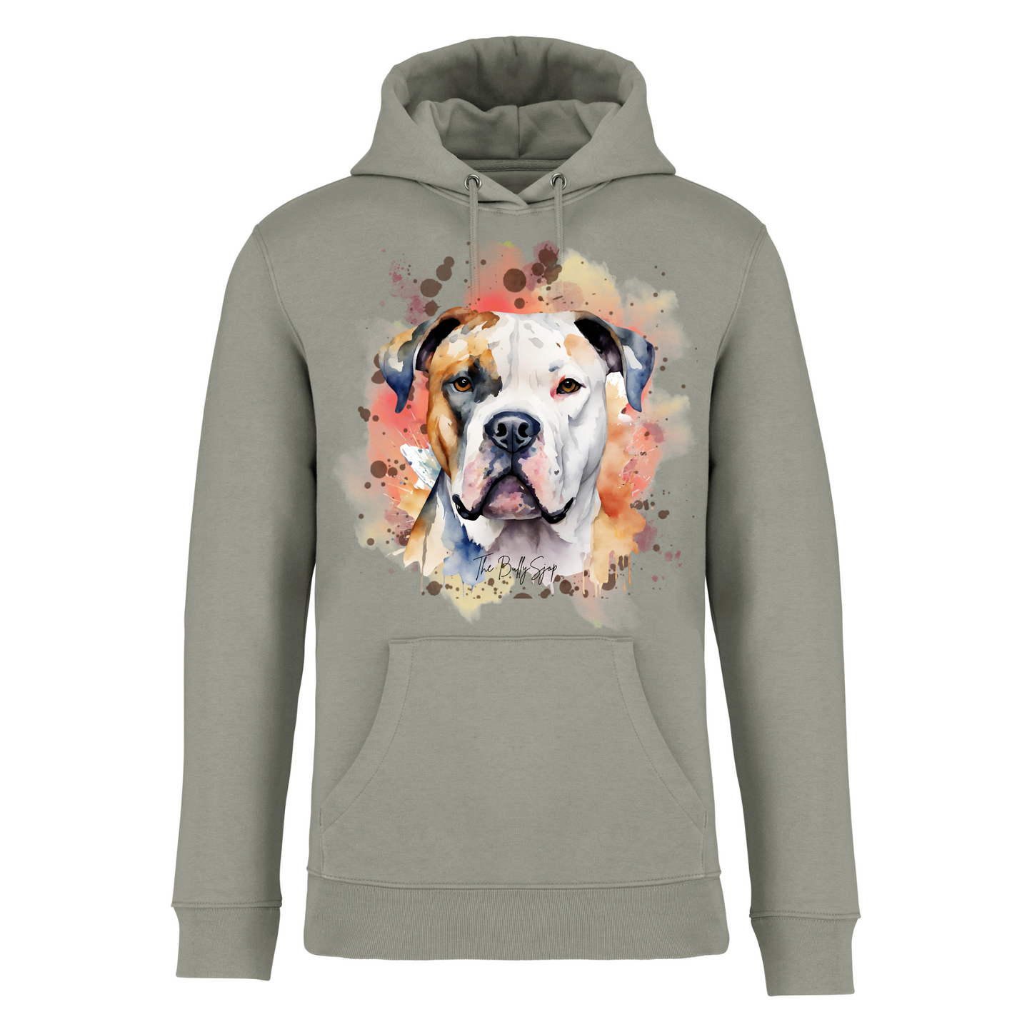 Aquarel American Bulldog Hoodie
