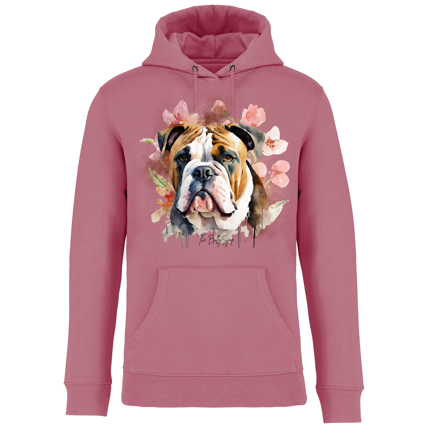 Aquarel Old English Bulldog Hoodie