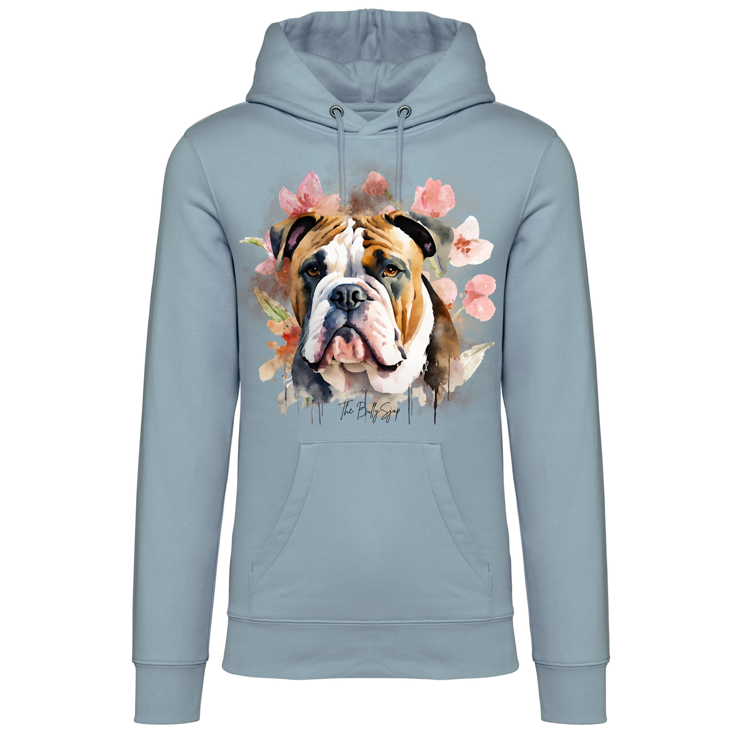 Aquarel Old English Bulldog Hoodie