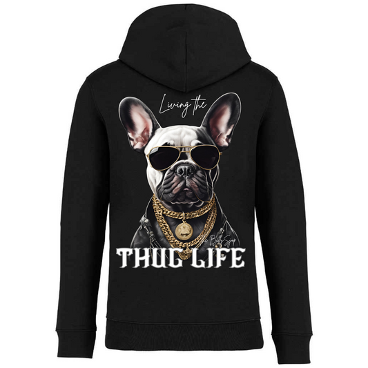Living The French Bull Thug Life Hoodie