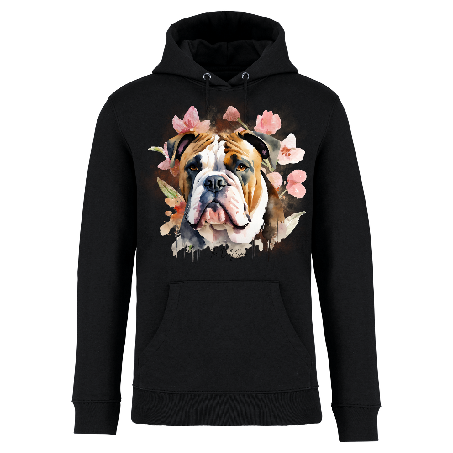 Aquarel Old English Bulldog Hoodie