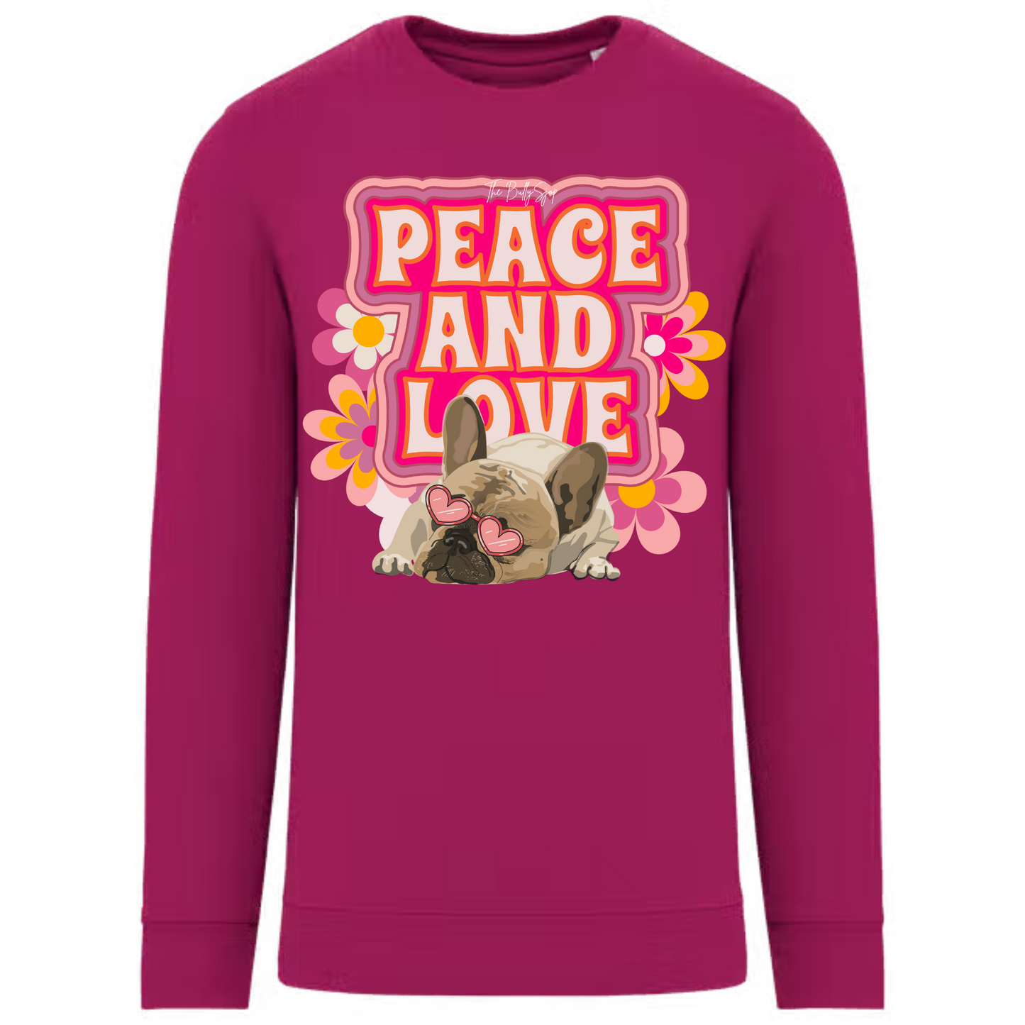 Peace & Love Frenchie Sweater