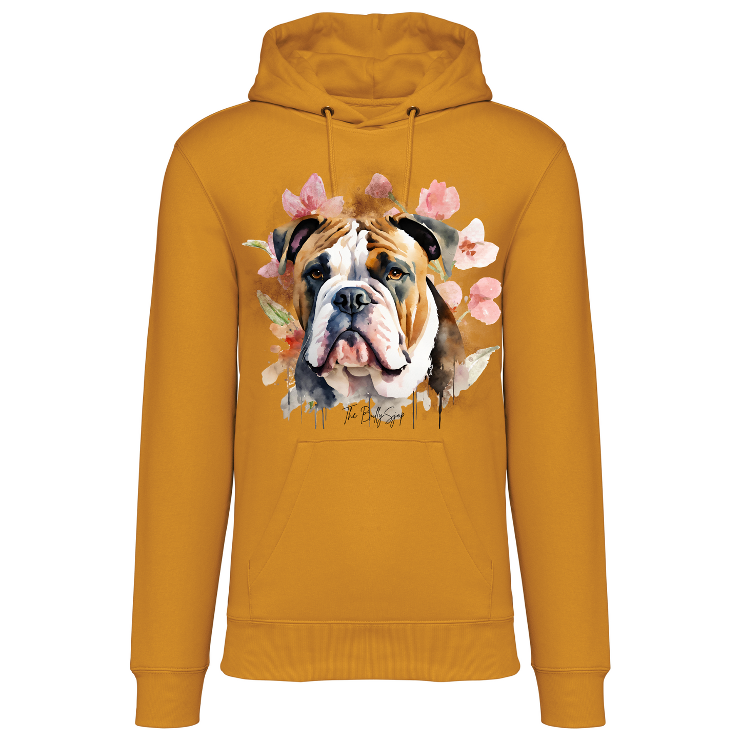 Aquarel Old English Bulldog Hoodie