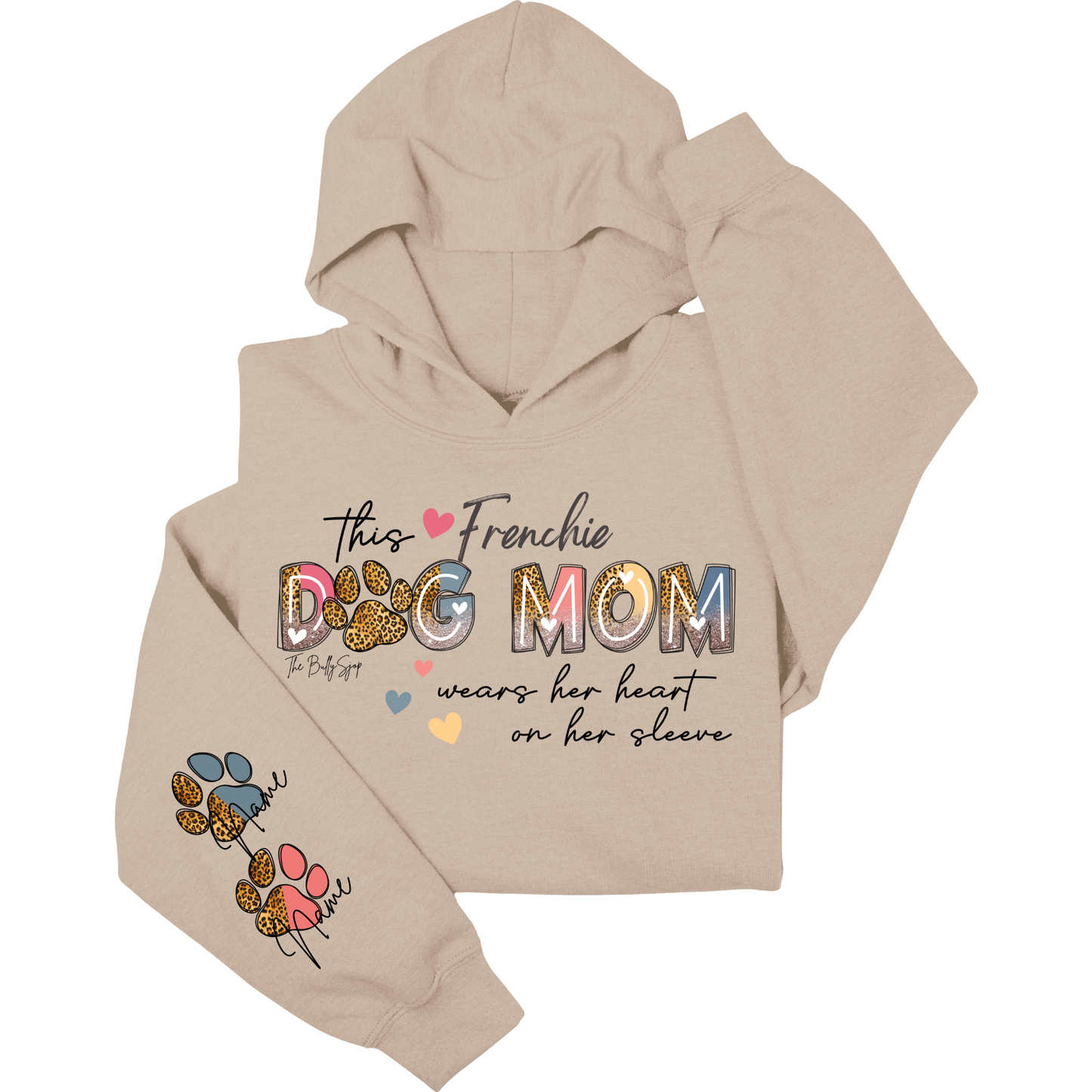 This Frenchie Dog Mom Sleeve Hoodie