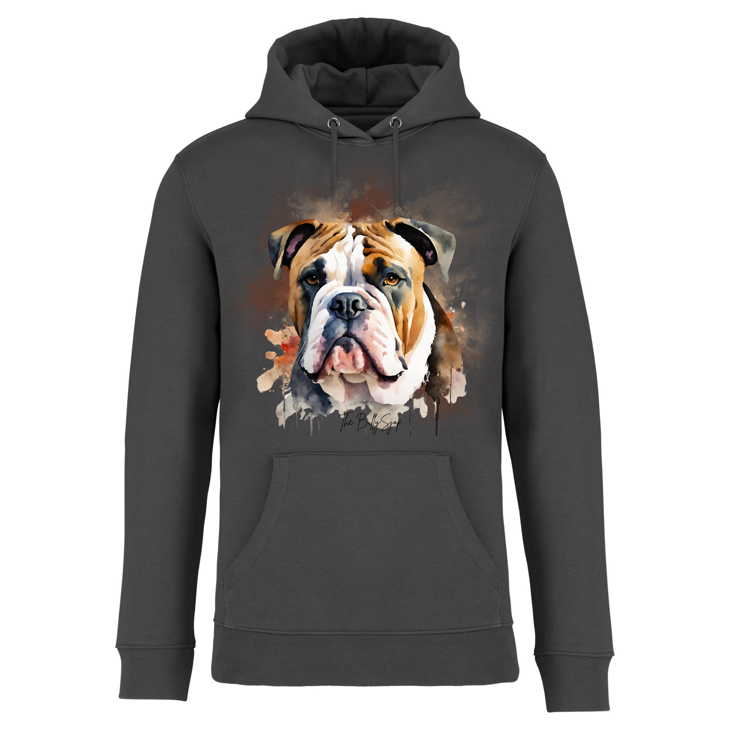 Aquarel Old English Bulldog Hoodie