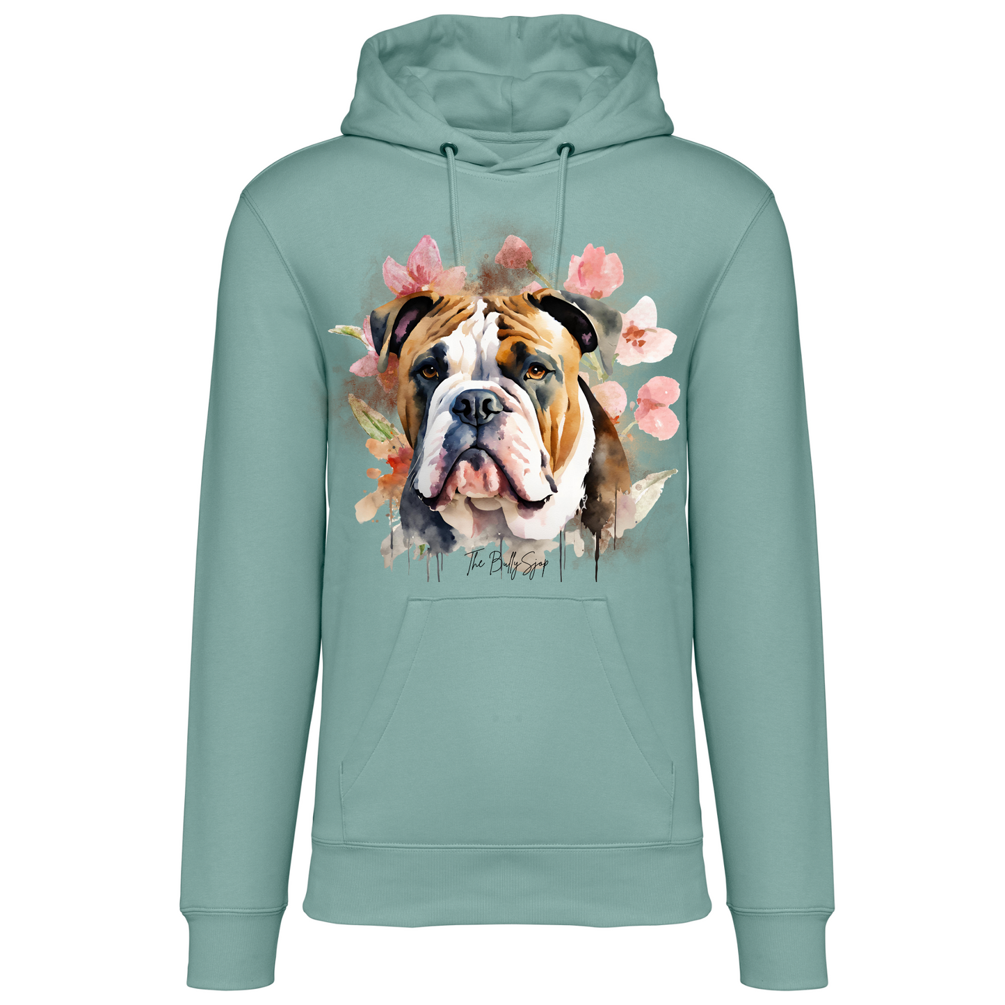 Aquarel Old English Bulldog Hoodie