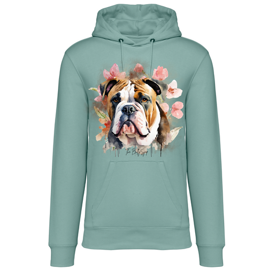Aquarel Old English Bulldog Hoodie