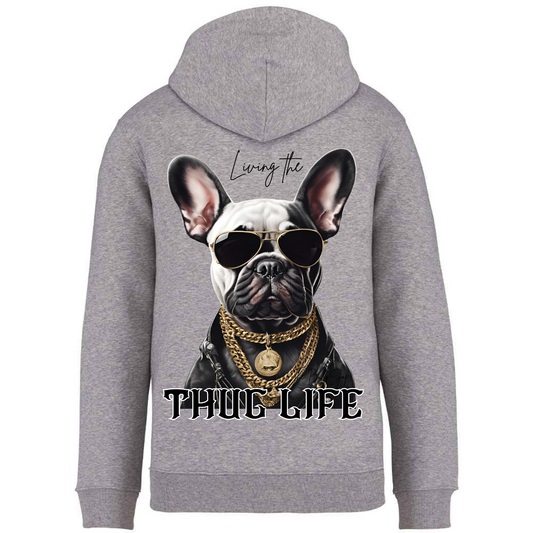 Living The French Bull Thug Life Hoodie