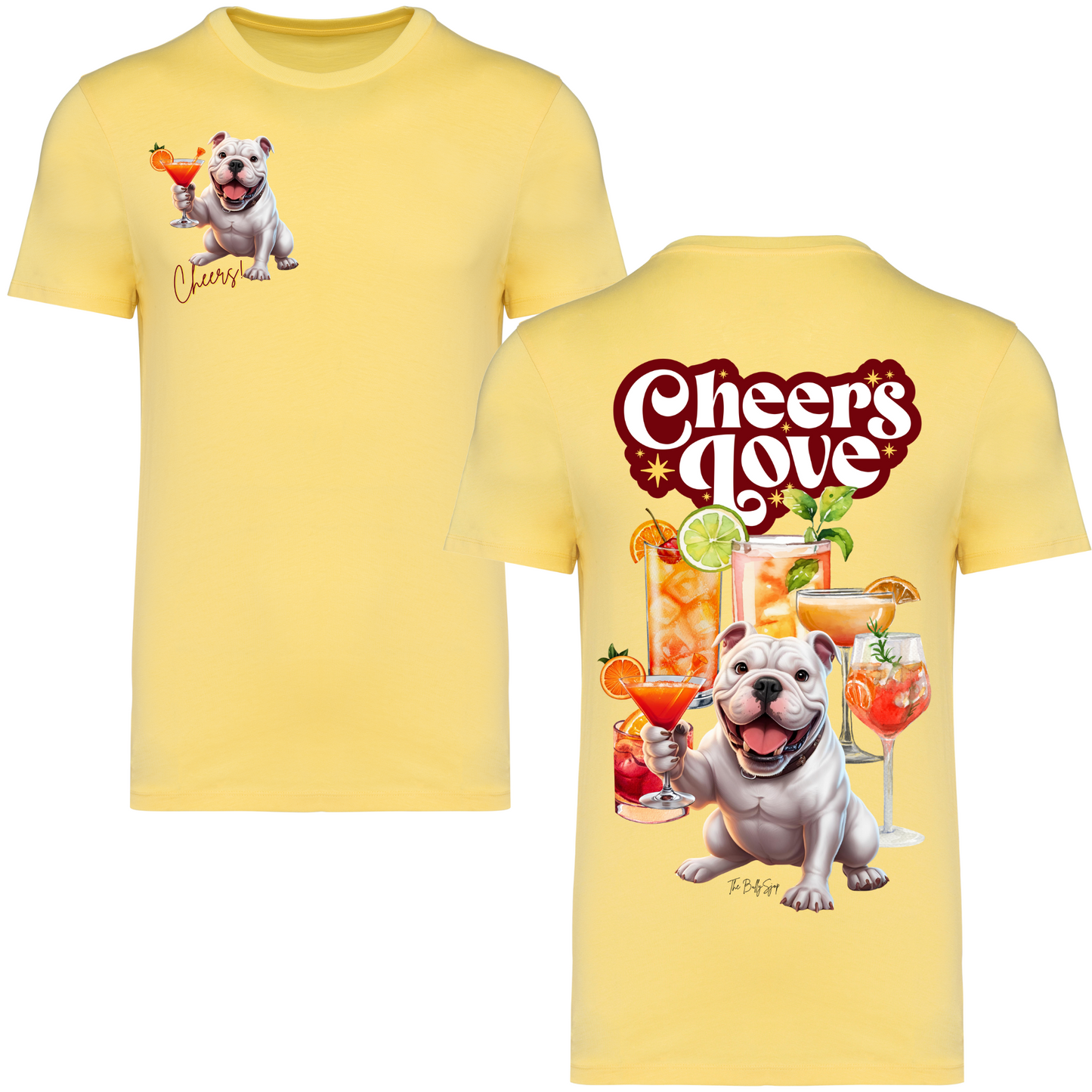 American Bulldog Cheers Love Tee