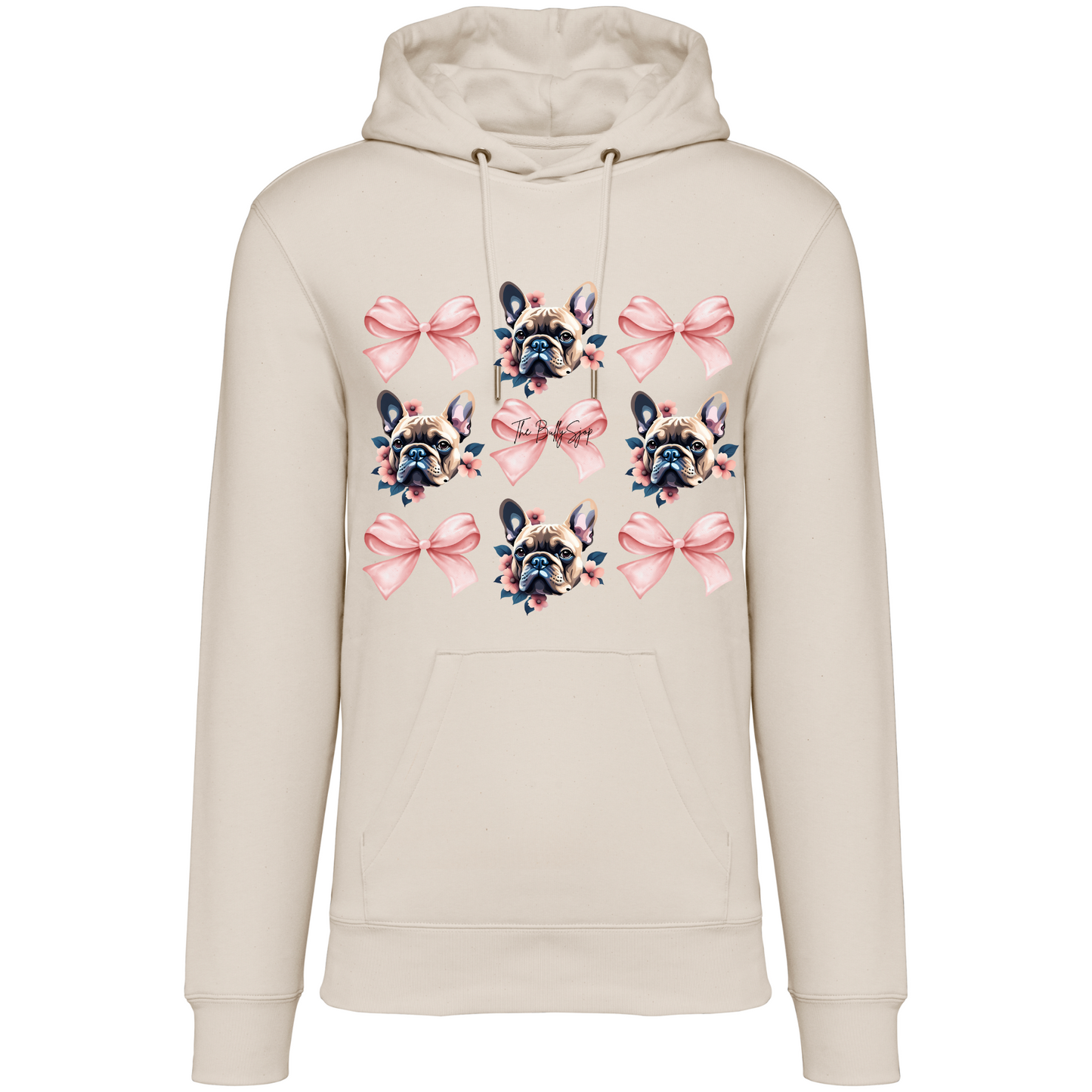 Bows And Frenchies Hoodie