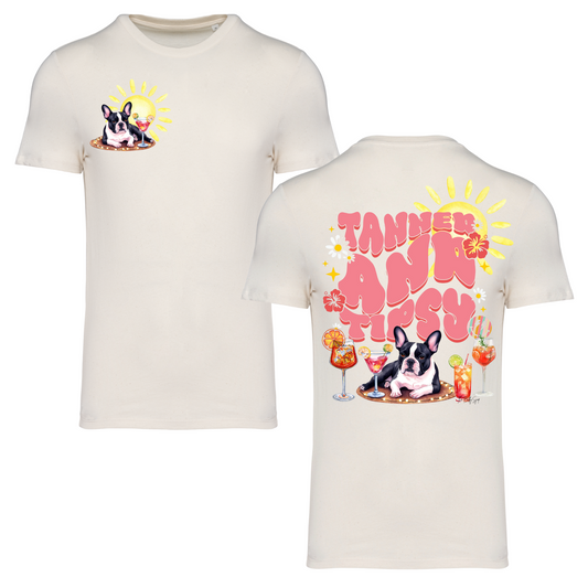 Tanned And Tipsy Frenchie Tee