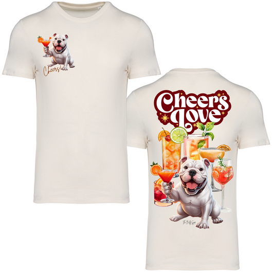 American Bulldog Cheers Love Tee