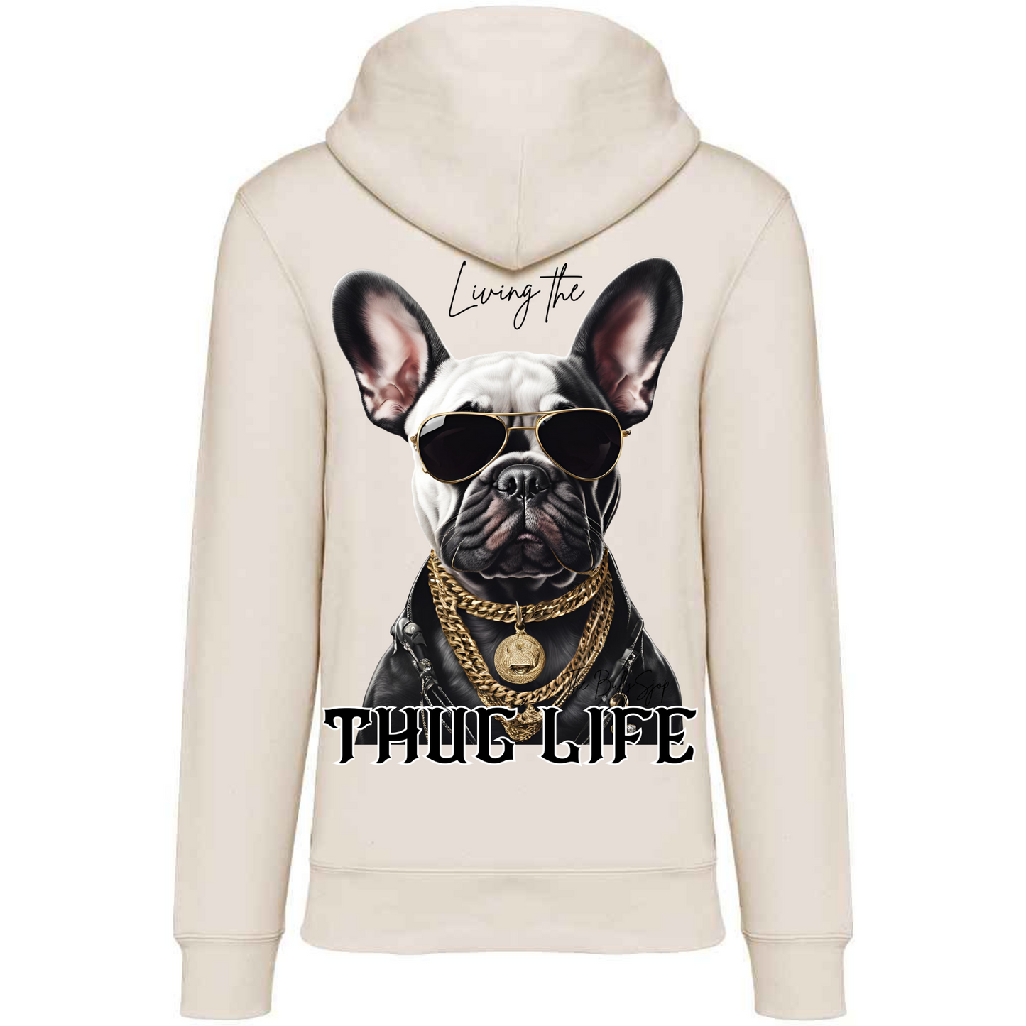 Living The French Bull Thug Life Hoodie