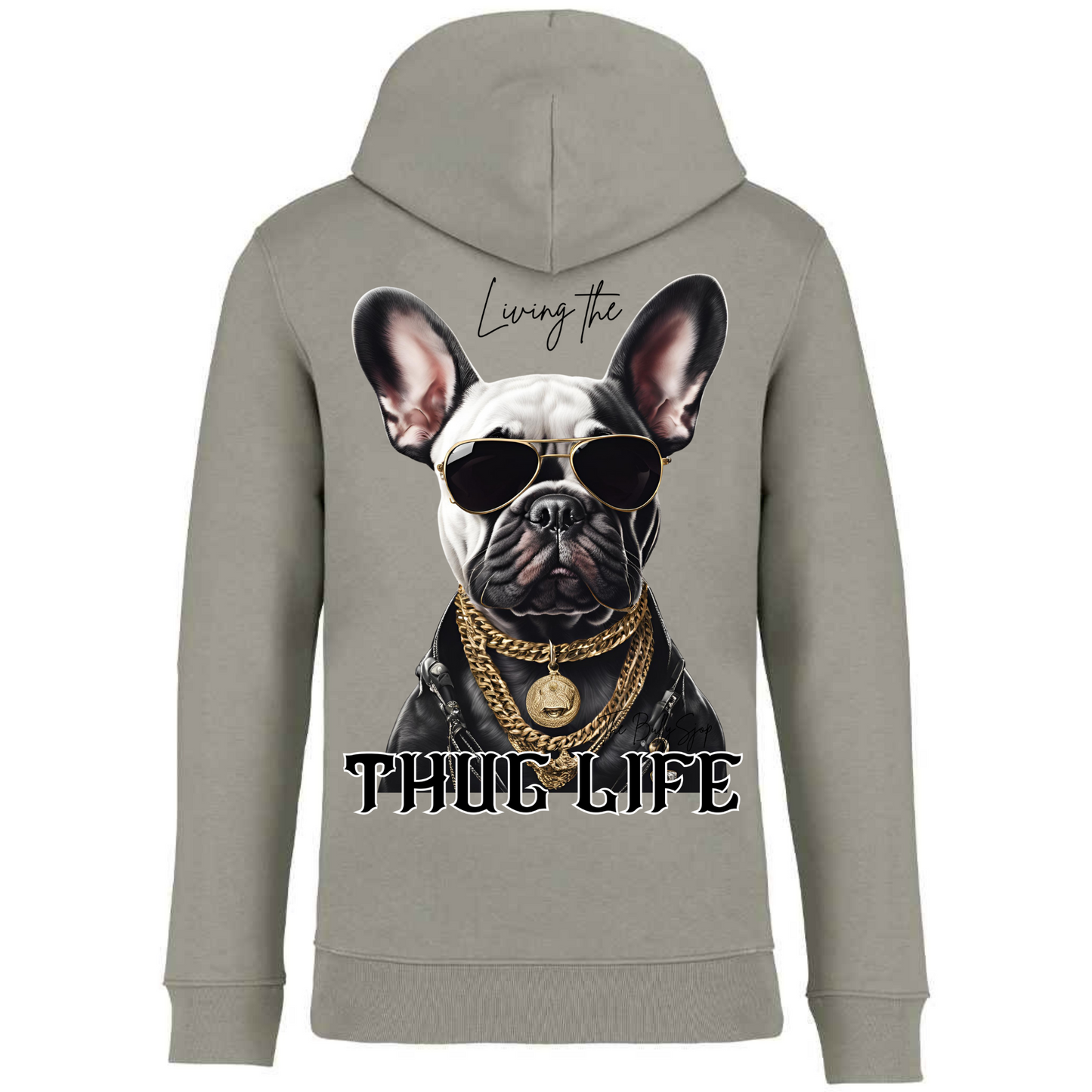 Living The French Bull Thug Life Hoodie