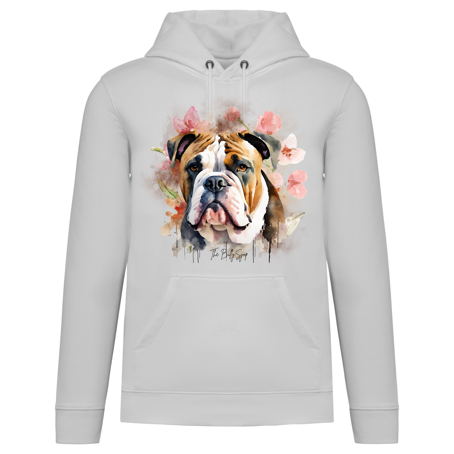 Aquarel Old English Bulldog Hoodie