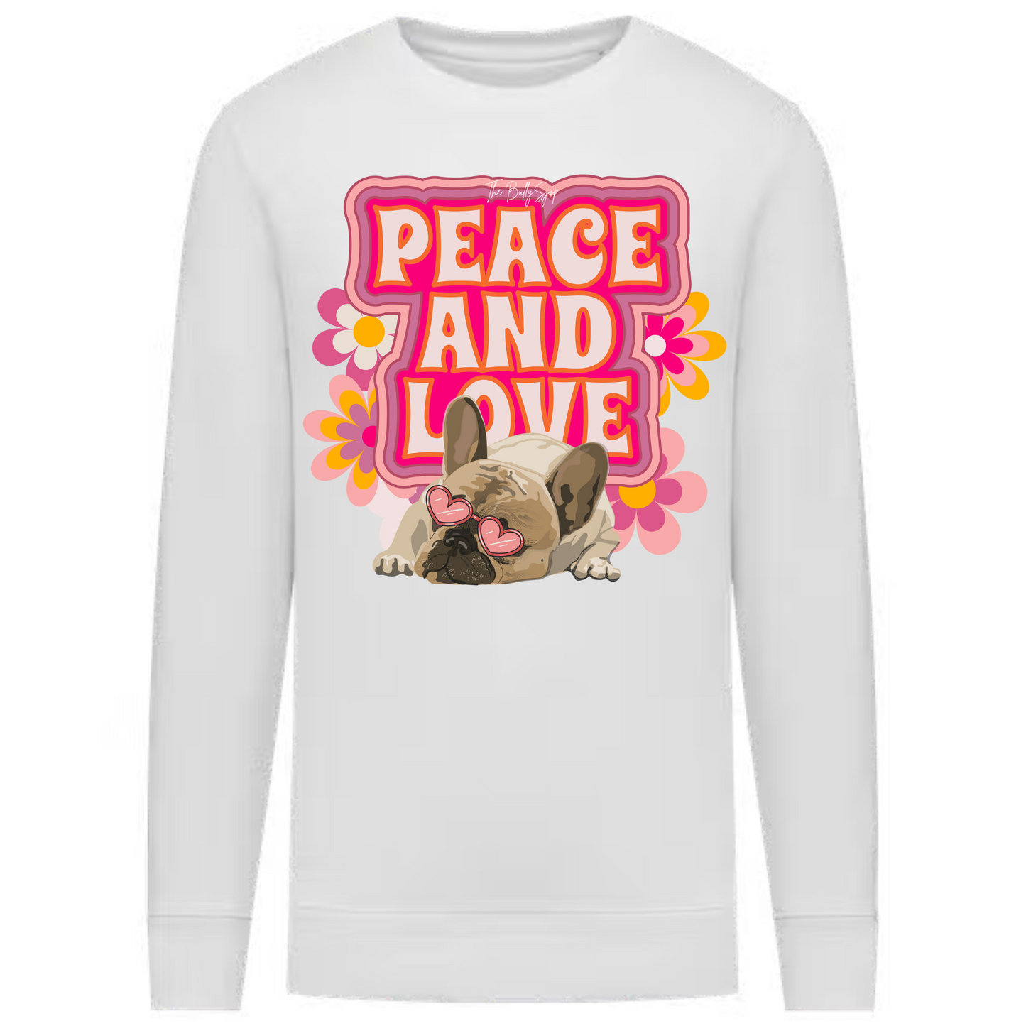 Peace & Love Frenchie Sweater