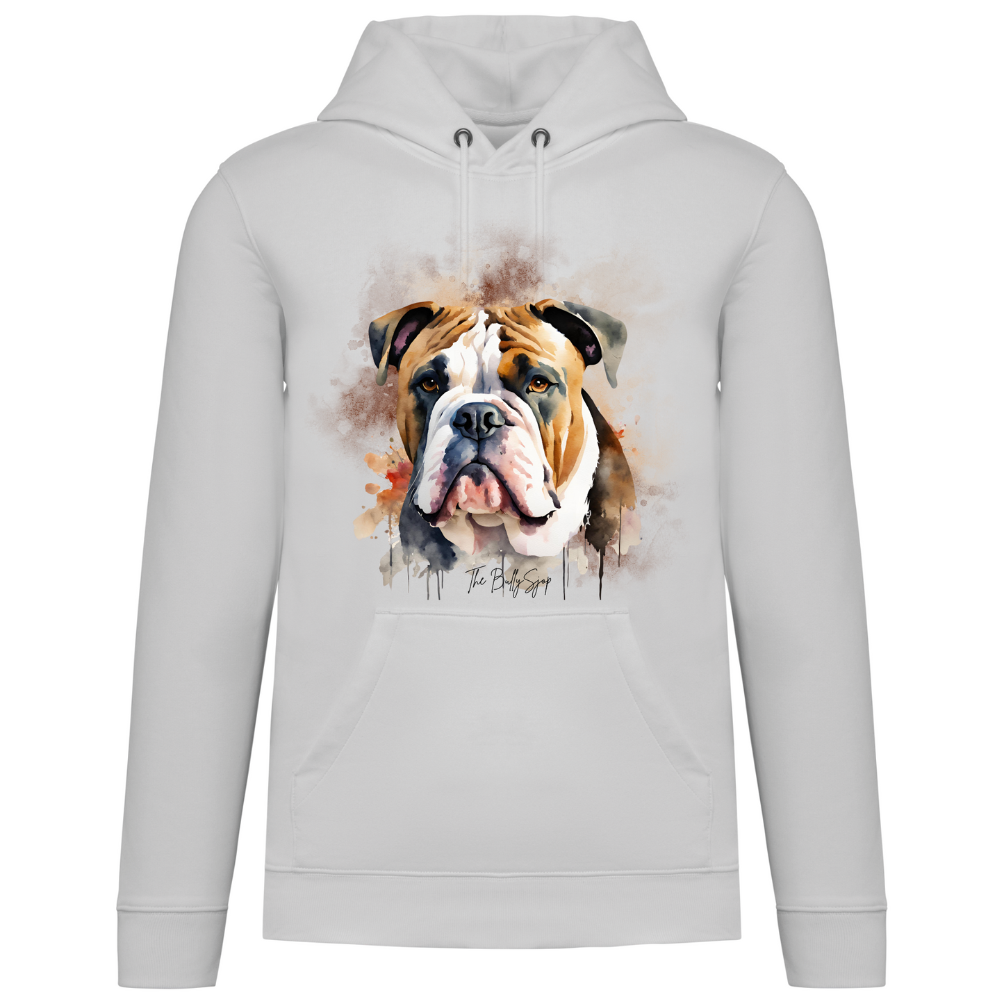 Aquarel Old English Bulldog Hoodie